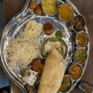 Delhi 6 thali