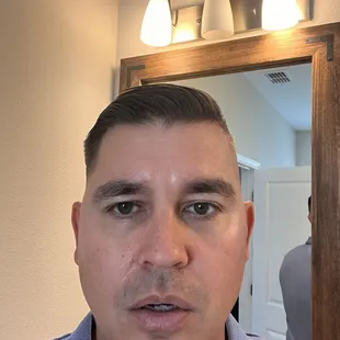 This is the most lopsided haircut I have ever seen, it's unfortunately on my head