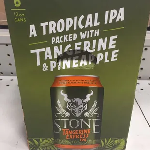 a picture of a can of tropical ipa