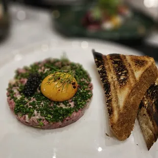 This is Beef Tar Tar, one of my favorite dishes!