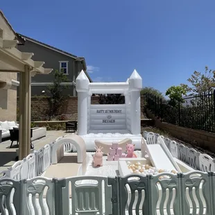 Luxe Boho Nude soft play with Mini Castle add on