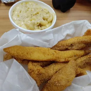 fried fish and fries
