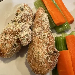 Garlic Parmesan wings