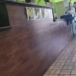 The front counter