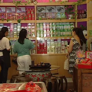 a group of women in a store