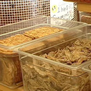 a variety of baked goods