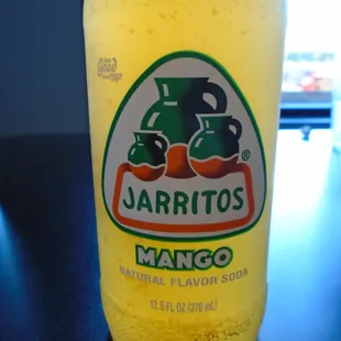 Starting things off with a mango flavored Mexican soda!