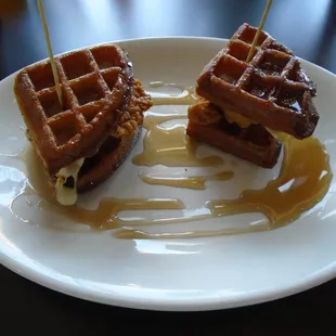 Chicken Waffle Sandwich