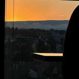 Sunset view from bar.