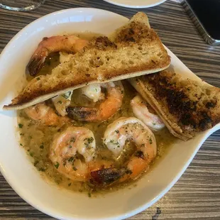 Shrimp Scampi from their appetizer menu