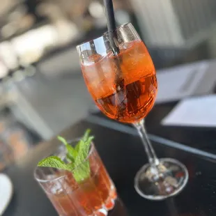 Skyline drive, and aperol spritz