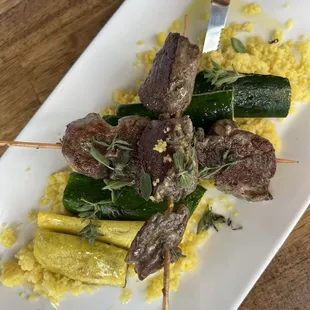 Arrosticini (lamb skewers) from the Southern Italy menu