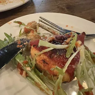 Crab-stuffed pepper appetizer