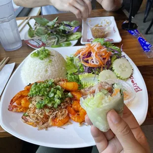 Spring Rolls - Pork Sausage, Rice - Lemongrass Shrimp