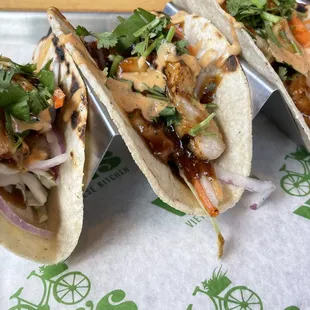 Pork belly street tacos