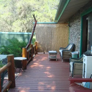 Our private porch (room 1)