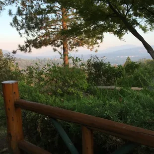 View from the patio in Room # 1 (the one with the jacuzzi)