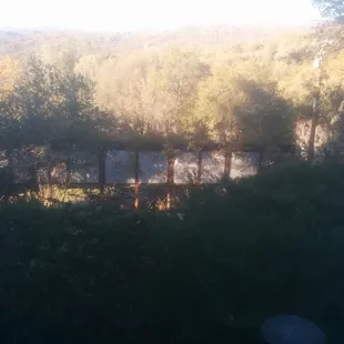 View from patio