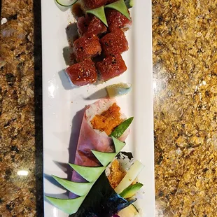 sashimi, sushi, sushi and sashimi, food