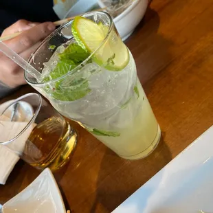 Coconut Mojito &amp; Chivas Regal neat