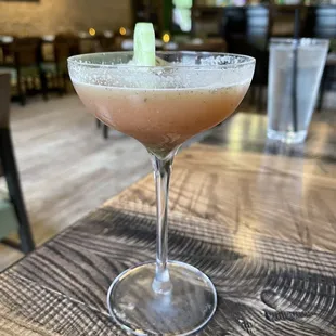 Cucumber (something). It was light and refreshing!!