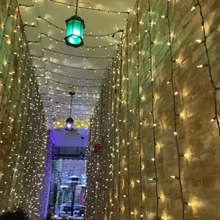 Inside the restaurant