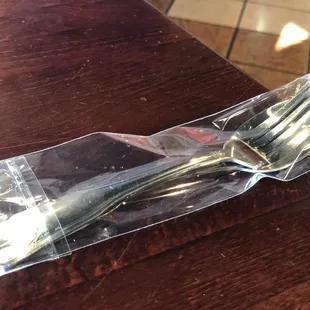 Individually wrapped utensils