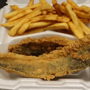 2pcs Whiting + fries combo