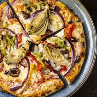Fresh baked pizzas