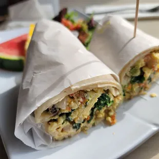 Breakfast burrito - delicious and healthy