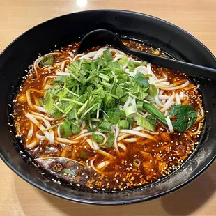 49. Marinated Ground Pork with Noodle in Soup