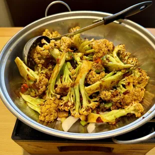 12. Cauliflower in Griddle Pot