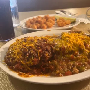 Divorced Openfaced Burger