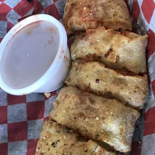 Chicken Parmesan calzone