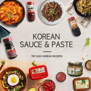 korean sauces and pastes