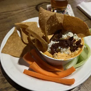 Buffalo chicken dip.