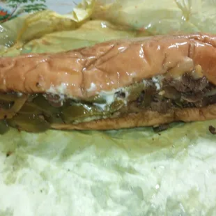 Philly Cheese steak with Jalepenos