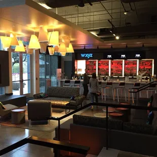 seating and bar area