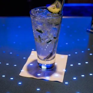 cucumber collins in different lighting