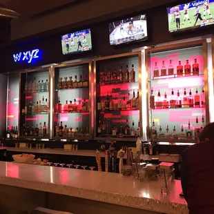 Located in the hotel lobby of the Aloft