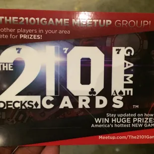 a person holding a card