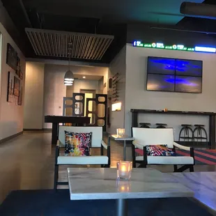 two chairs and a table