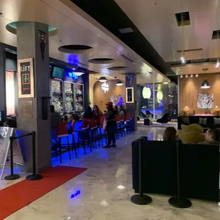 the interior of a restaurant