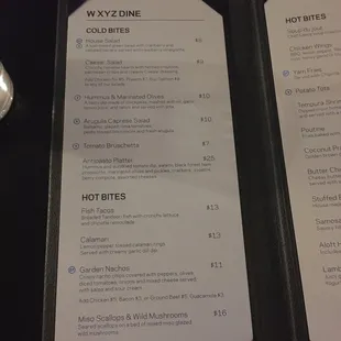 Menu march 18 2017