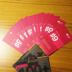 Just won the drink ticket lottery