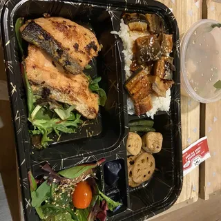 MISO SALMON bento box