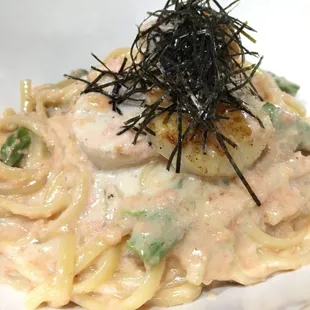 Scallop Mentaiko Pasta