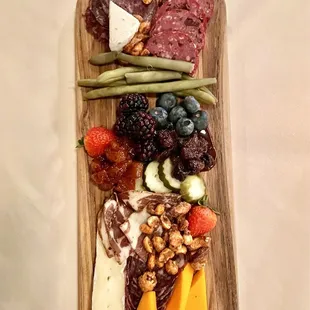Charcuterie board - the pickled beans were the best