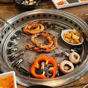 Grilled intestines