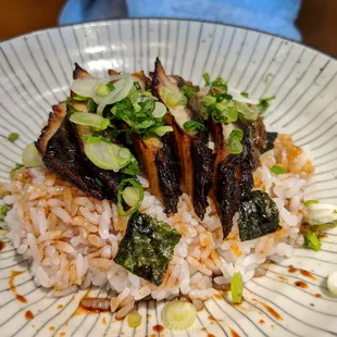 Sizzling Salmon Rice Bowl